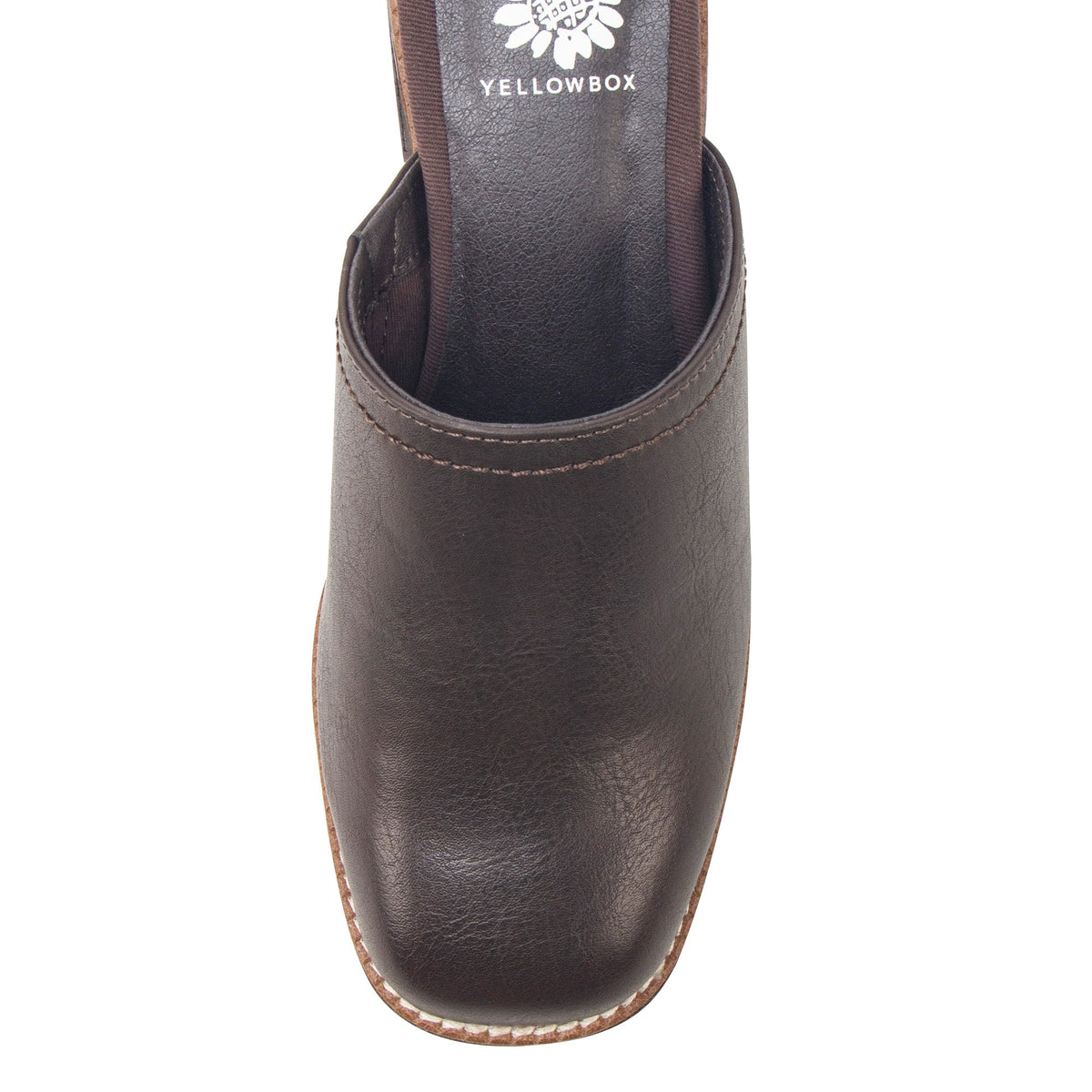Yellow Box Footwear Ivaria Platform Clog - Chocolate