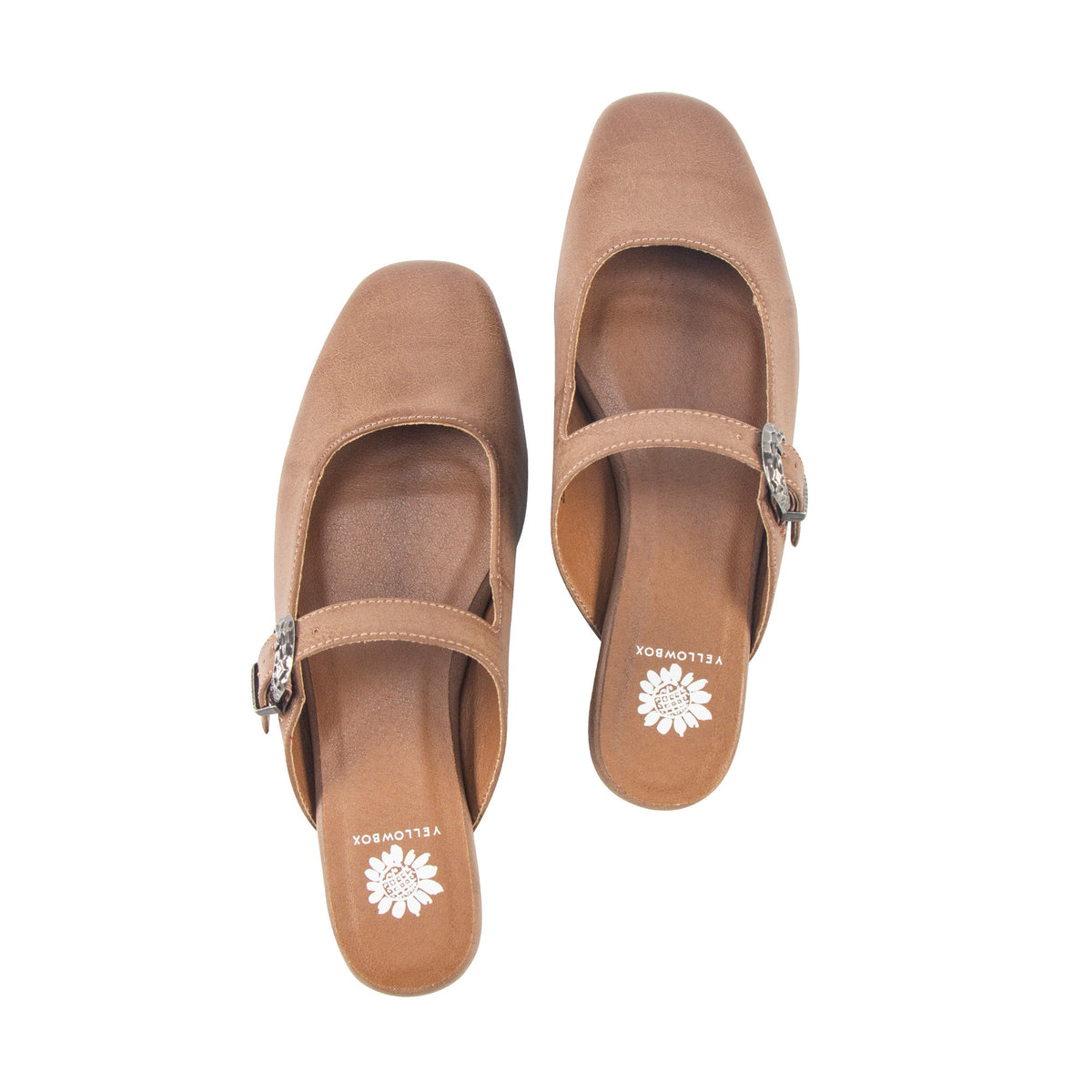 Yellow Box Footwear Calabar Mary-Jane Mule - Taupe