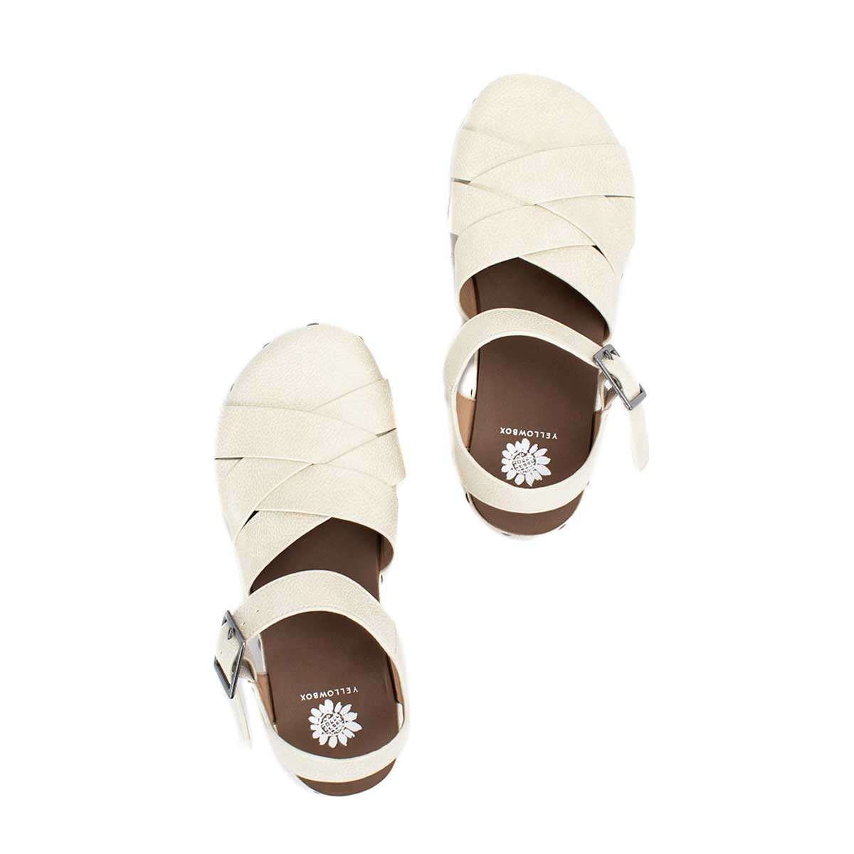 Yellow Box Footwear Rethel Flatform Clog - Bone