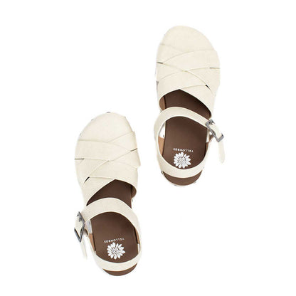 Yellow Box Footwear Rethel Flatform Clog - Bone