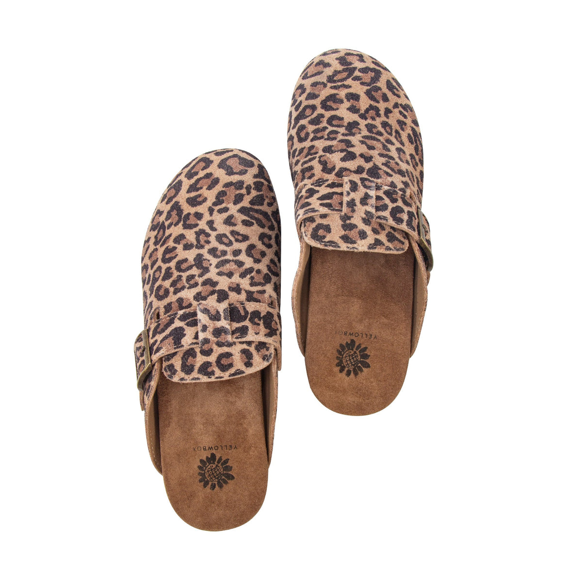 Yellow Box Footwear Mulani Suede Wedge Clog - Leopard