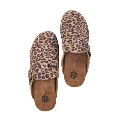 Yellow Box Footwear Mulani Suede Wedge Clog - Leopard