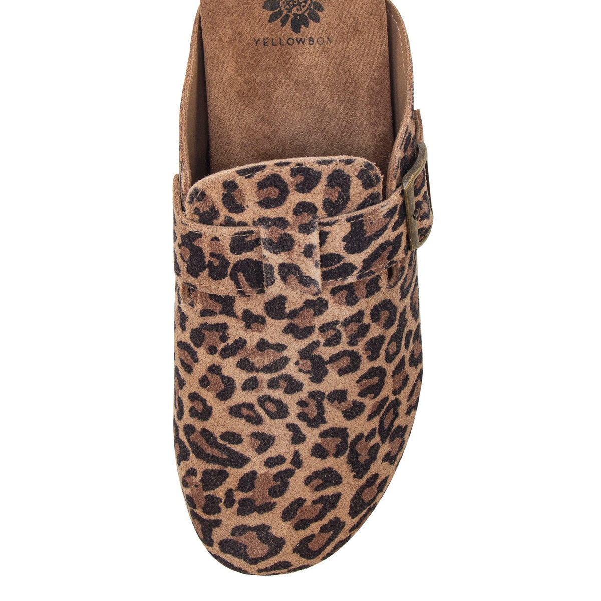 Yellow Box Footwear Mulani Suede Wedge Clog - Leopard