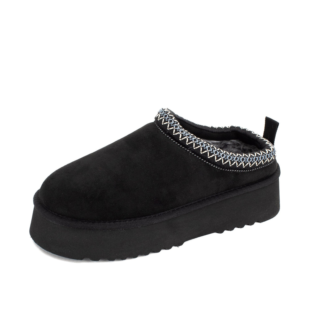 Yellow Box Footwear Hardy Flatform Slipper - Black