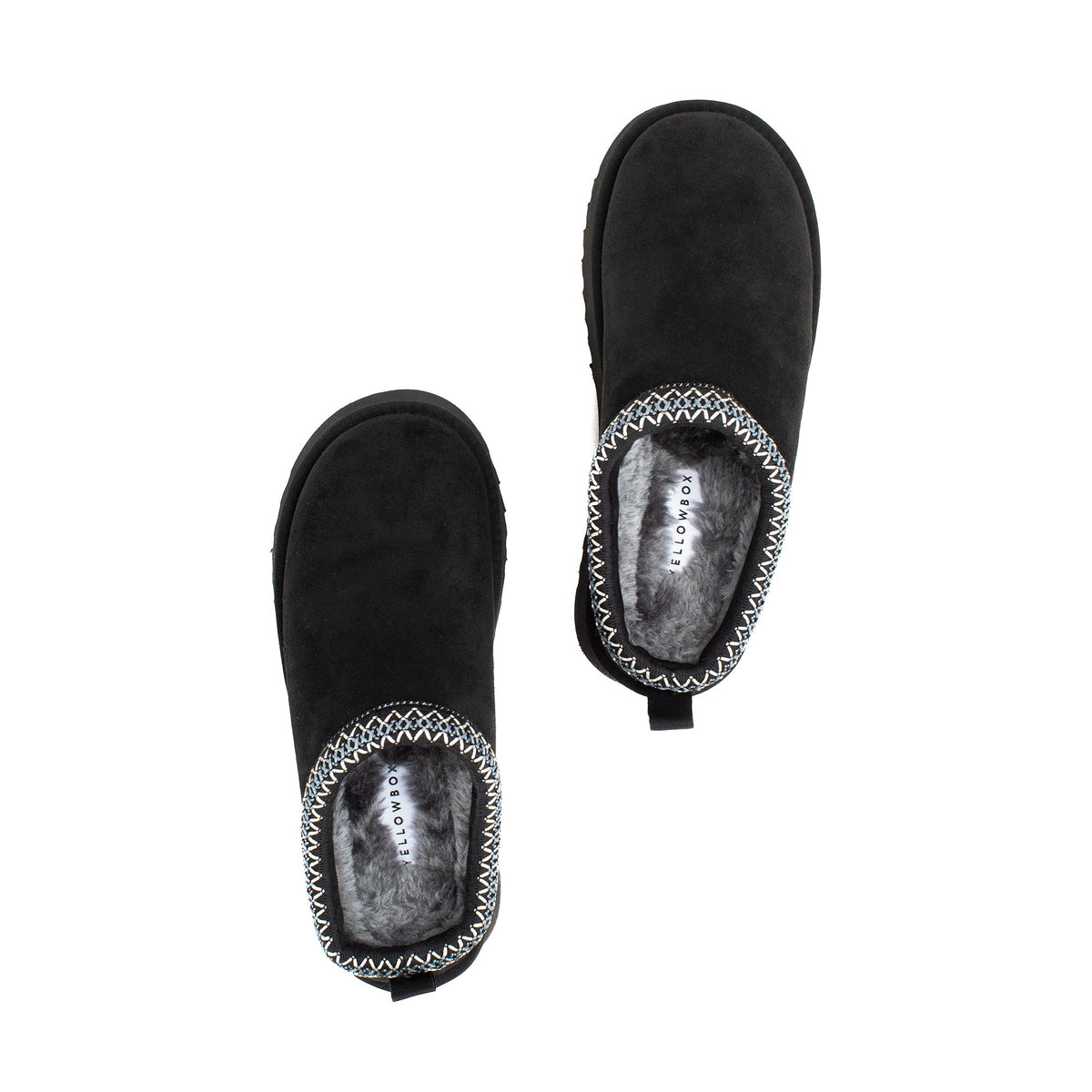 Yellow Box Footwear Hardy Flatform Slipper - Black