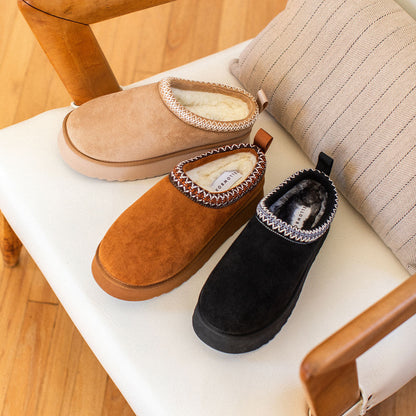 Yellow Box Footwear Hardy Flatform Slipper - Black