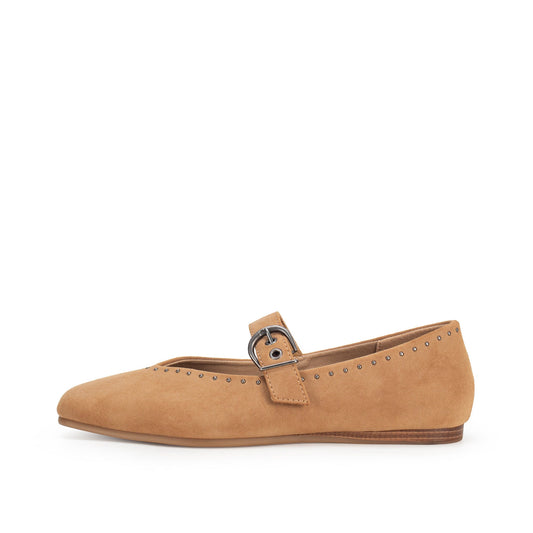 Yellow Box Footwear Carina Mary-Jane Flat - Almond