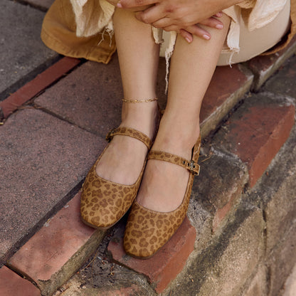 Yellow Box Footwear Collin Mary Jane Flat - Gold