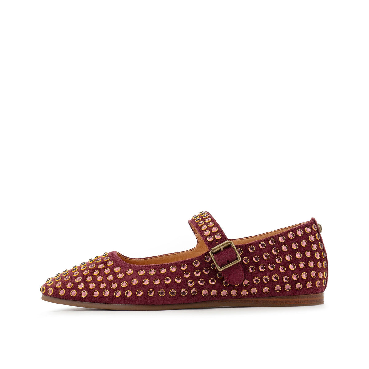 Yellow Box Footwear Cantara Mary Jane Flat - Burgundy