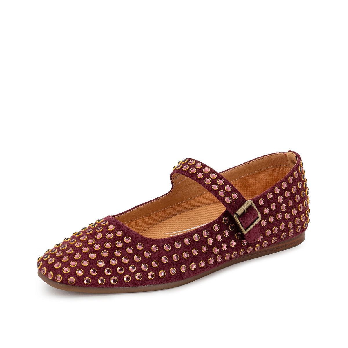 Yellow Box Footwear Cantara Mary Jane Flat - Burgundy