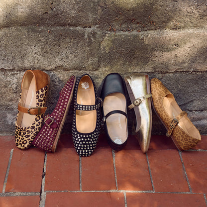 Yellow Box Footwear Cantara Mary Jane Flat - Burgundy