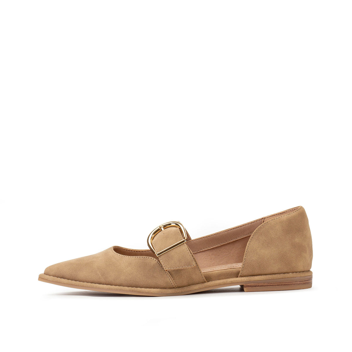 Yellow Box Footwear Romeria D'Orsay Flat - Taupe