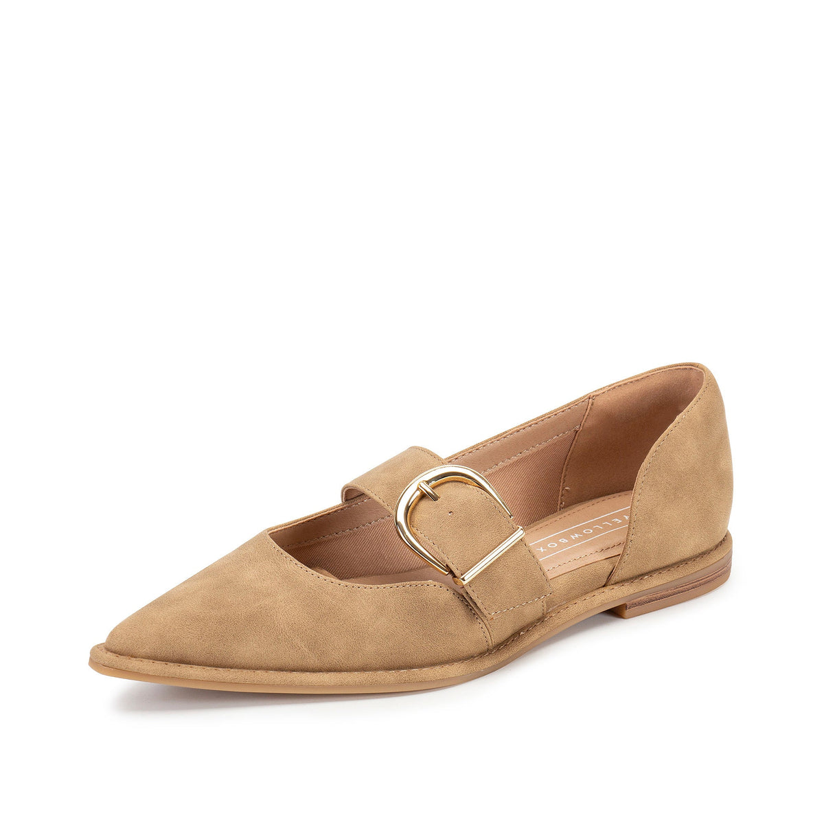 Yellow Box Footwear Romeria D'Orsay Flat - Taupe