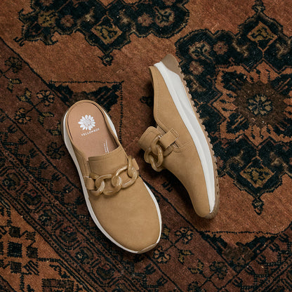 Yellow Box Footwear Rumba Sneaker Mule - Almond