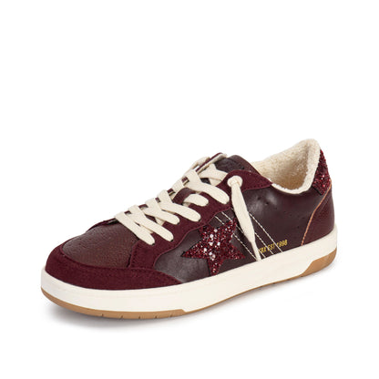 Yellow Box Footwear Nizza Court Sneaker - Burgundy
