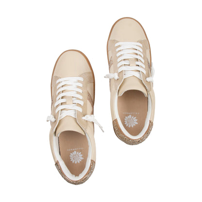 Yellow Box Footwear Ziti Crystal Sneaker - Natural