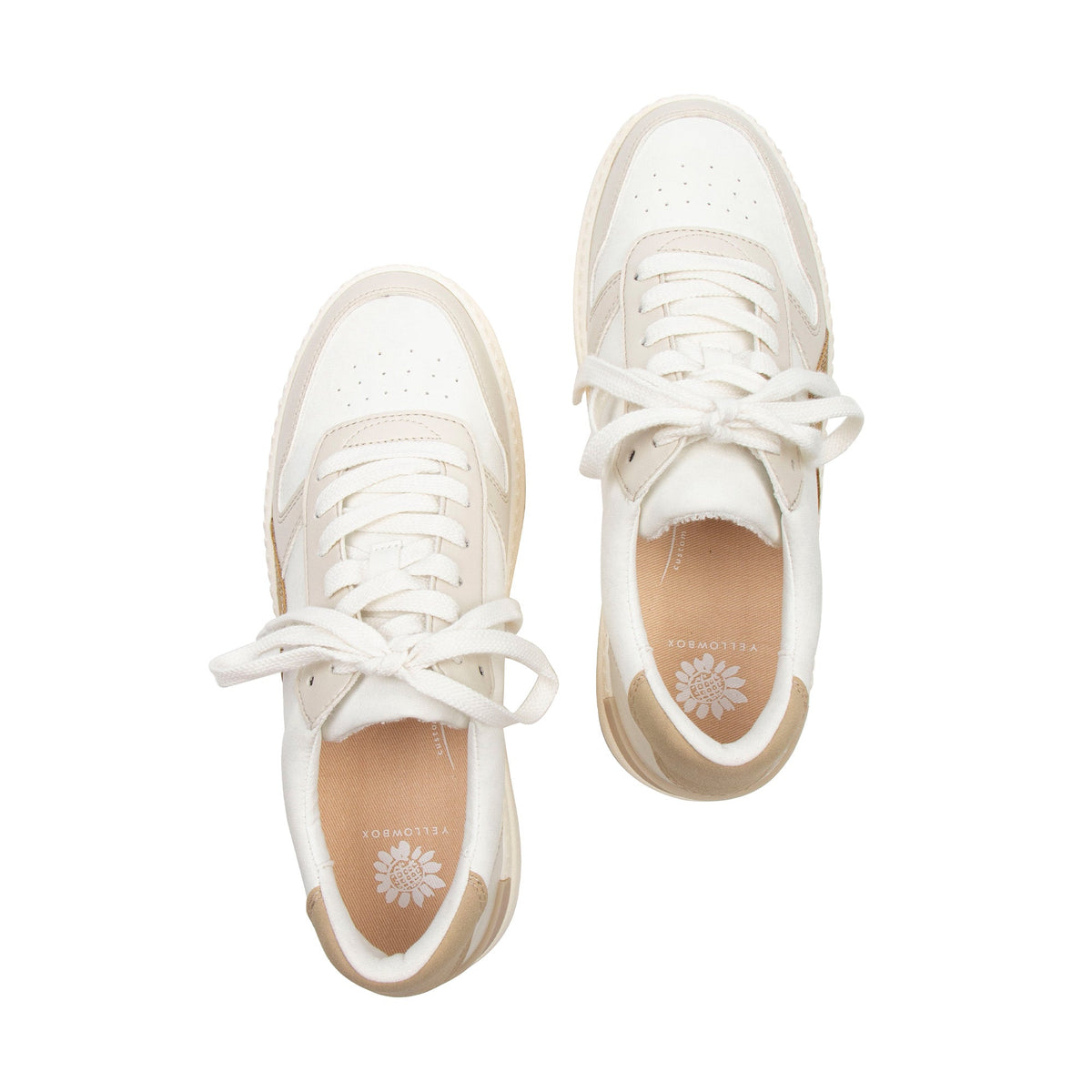 Yellow Box Footwear Oberlin Flatform Sneaker - Cream