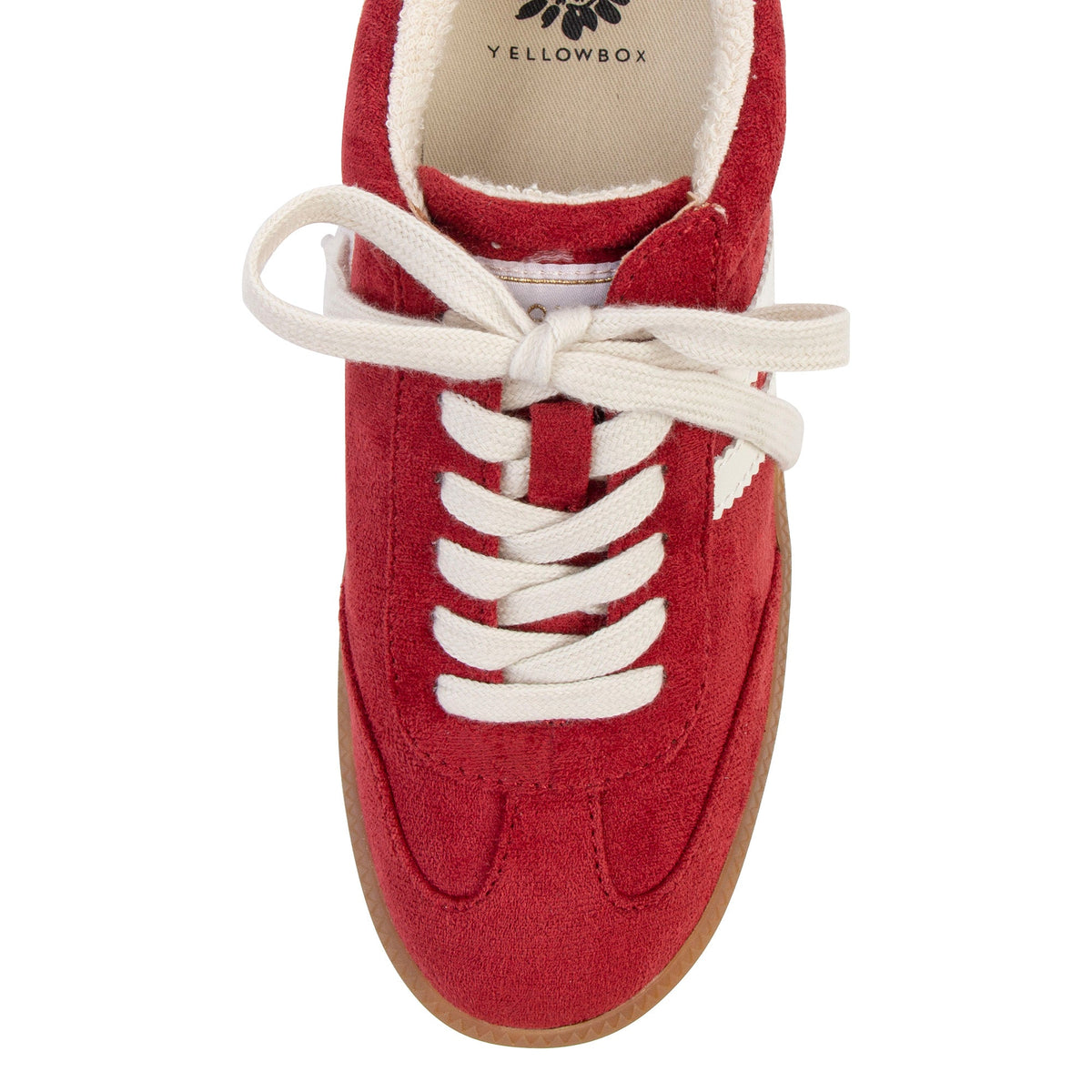 Yellow Box Footwear Zera Lace-Up Sneaker - Red