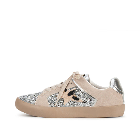 Yellow Box Footwear Chapman Lace-Up Sneaker - Silver