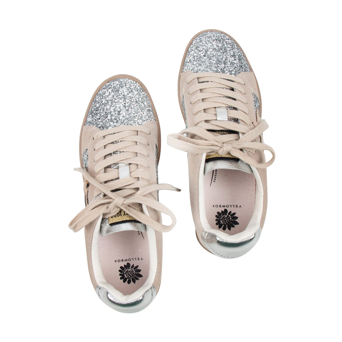 Yellow Box Footwear Chapman Lace-Up Sneaker - Silver