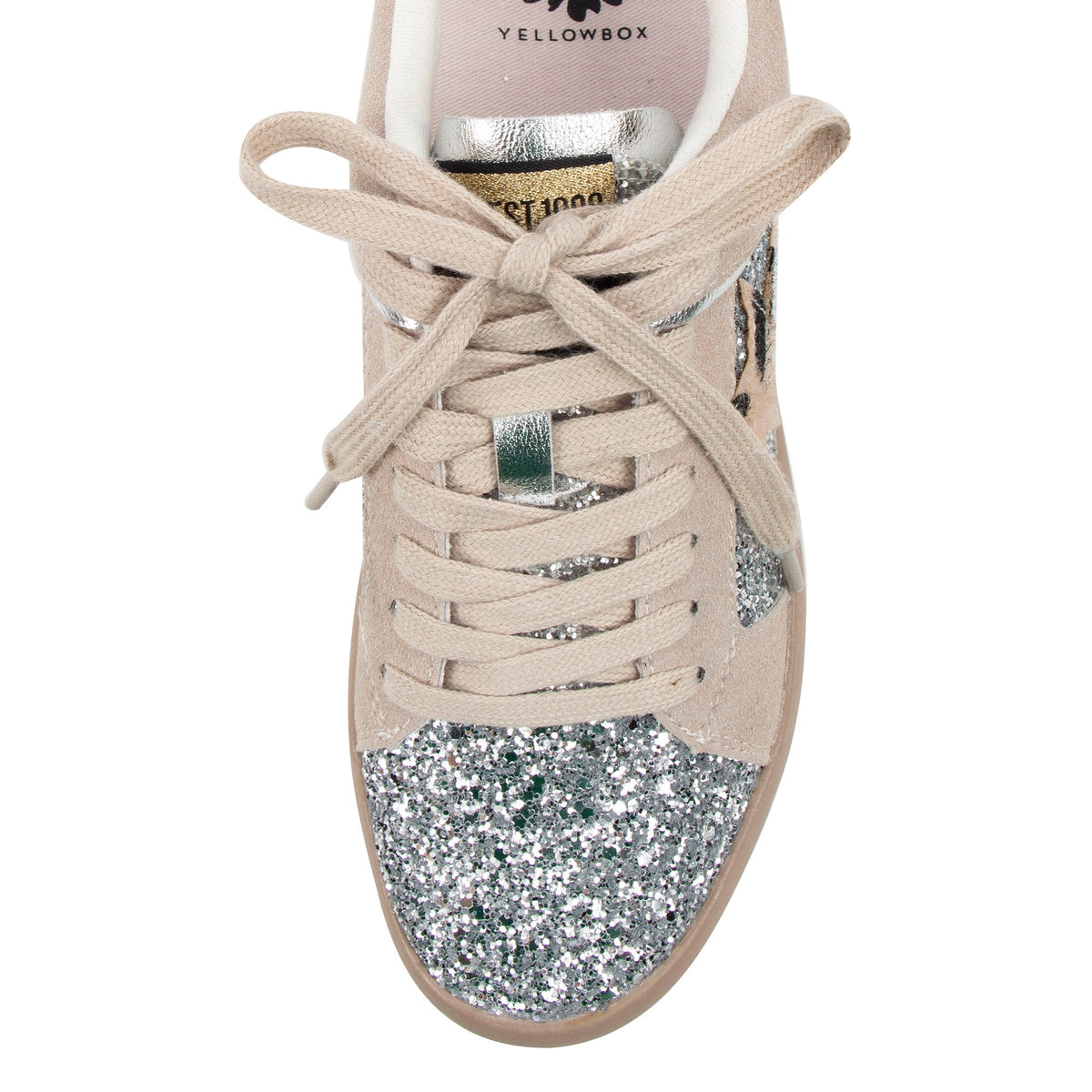 Yellow Box Footwear Chapman Lace-Up Sneaker - Silver