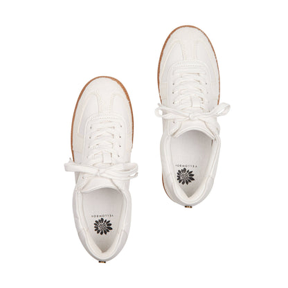 Yellow Box Footwear Zayne Lace-Up Sneaker - White