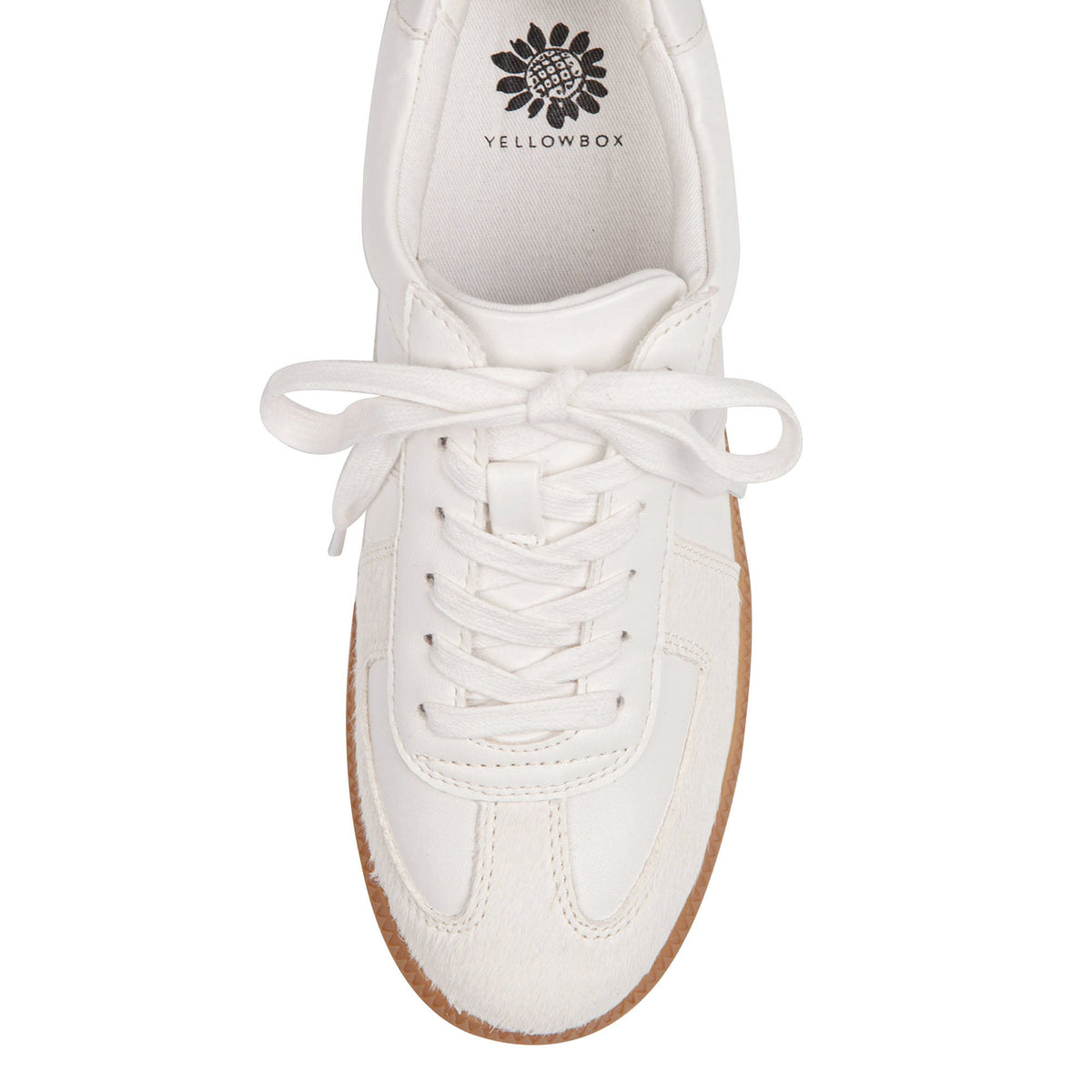 Yellow Box Footwear Zayne Lace-Up Sneaker - White