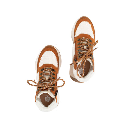 Yellow Box Footwear Hacey Flatform Hiker Boot - Tan