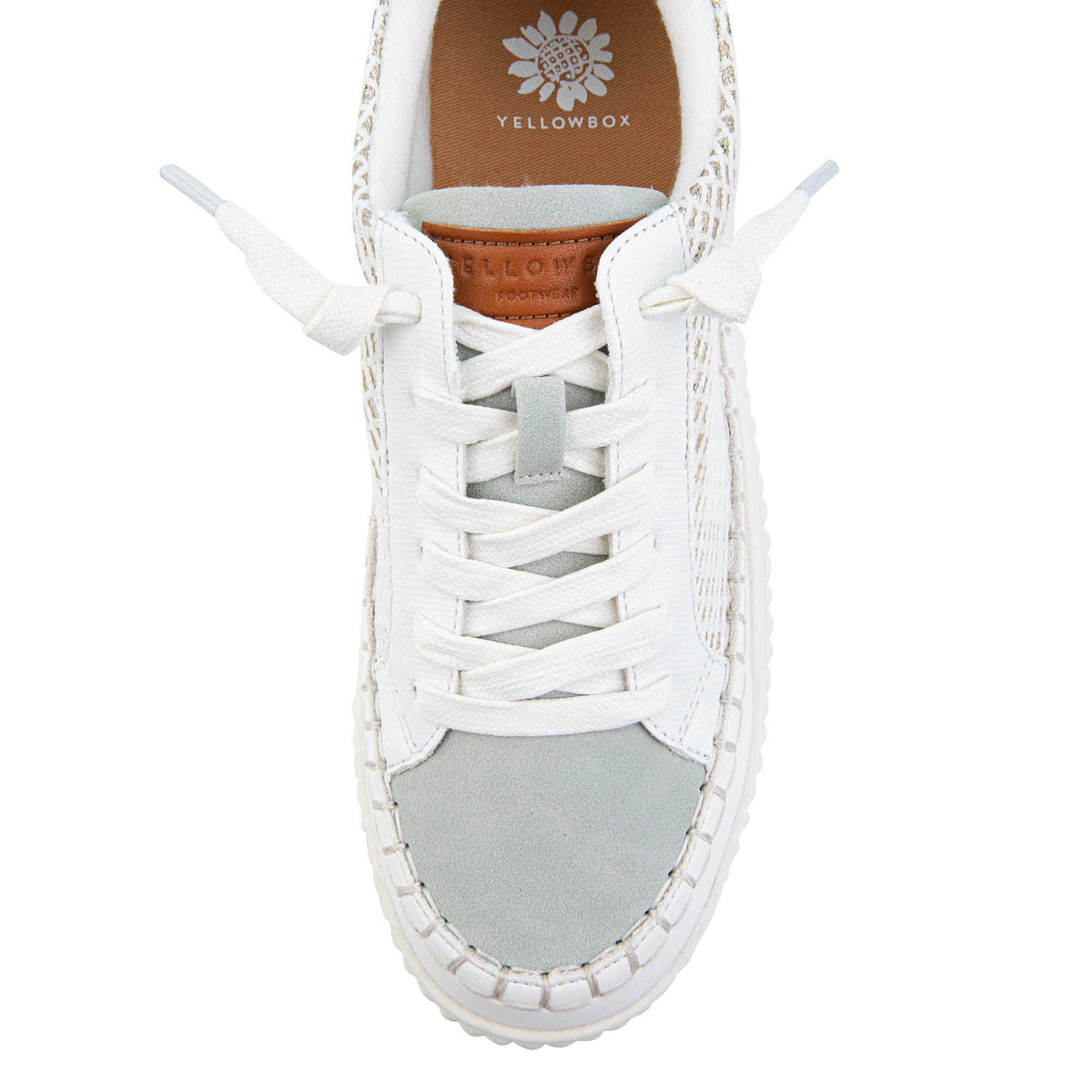 Yellow Box Footwear Moxie Lace-Up Sneaker - Gold