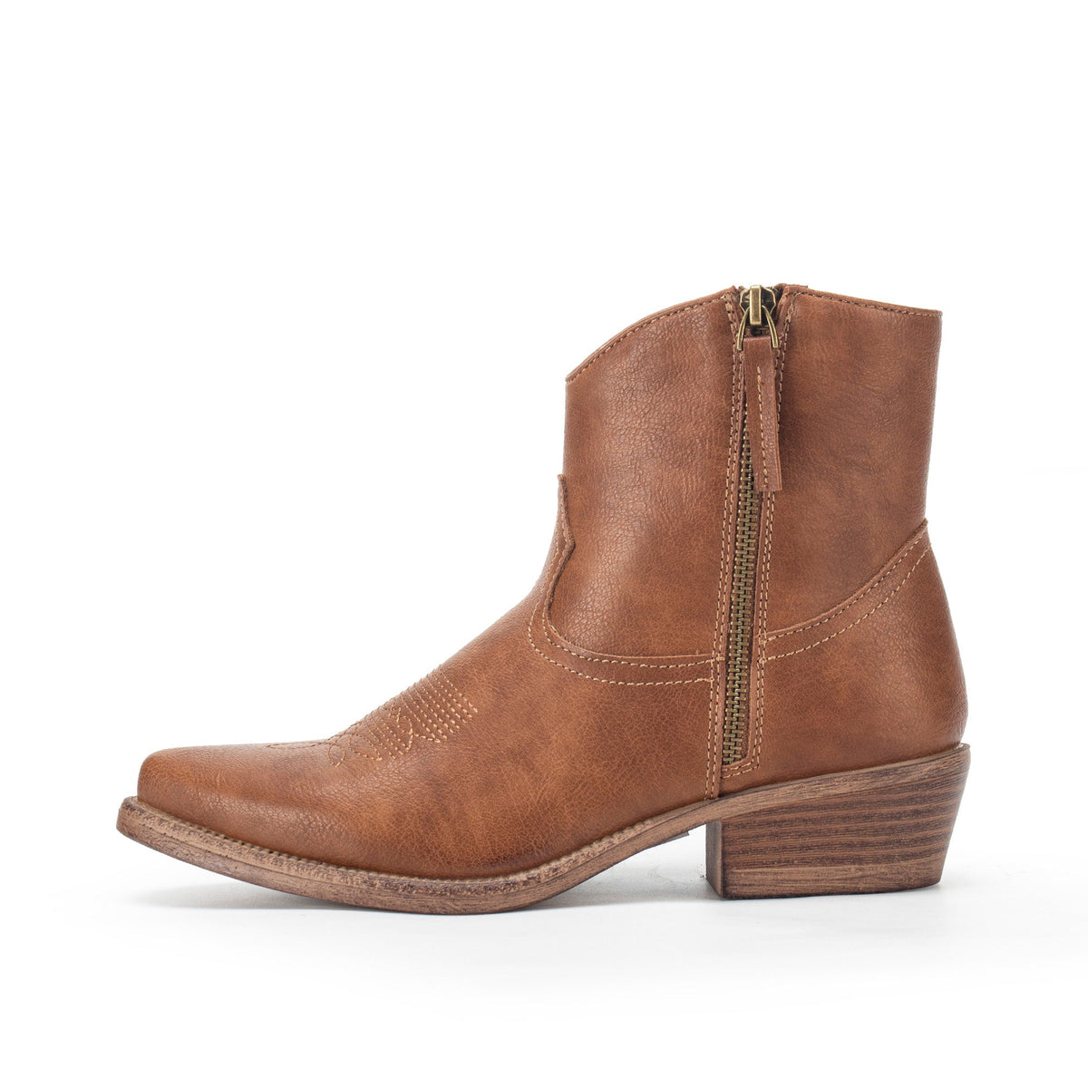Yellow Box Footwear Bernadette Western Bootie - Tan