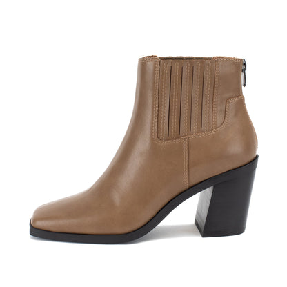 Yellow Box Footwear Milana Heeled Boot - Taupe