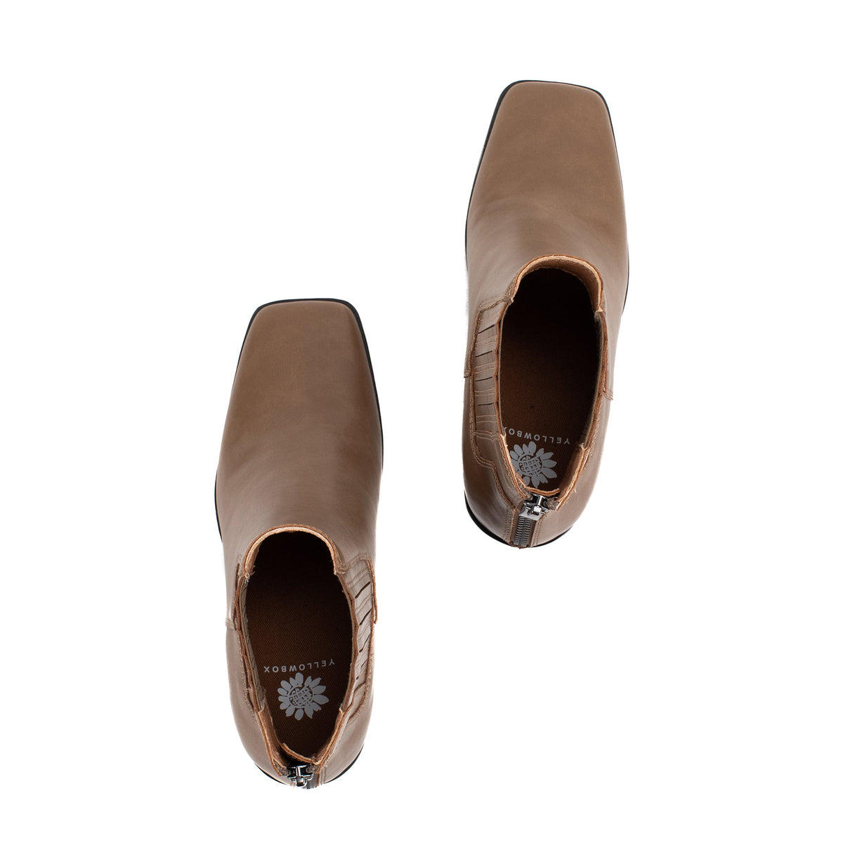 Yellow Box Footwear Milana Heeled Boot - Taupe