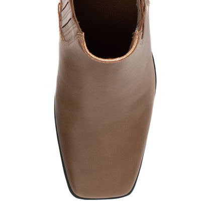 Yellow Box Footwear Milana Heeled Boot - Taupe