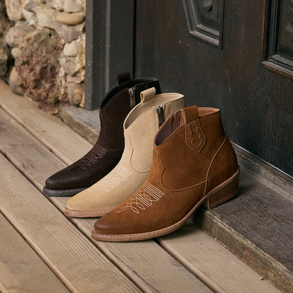 Yellow Box Footwear Burch Ankle Bootie - Natural