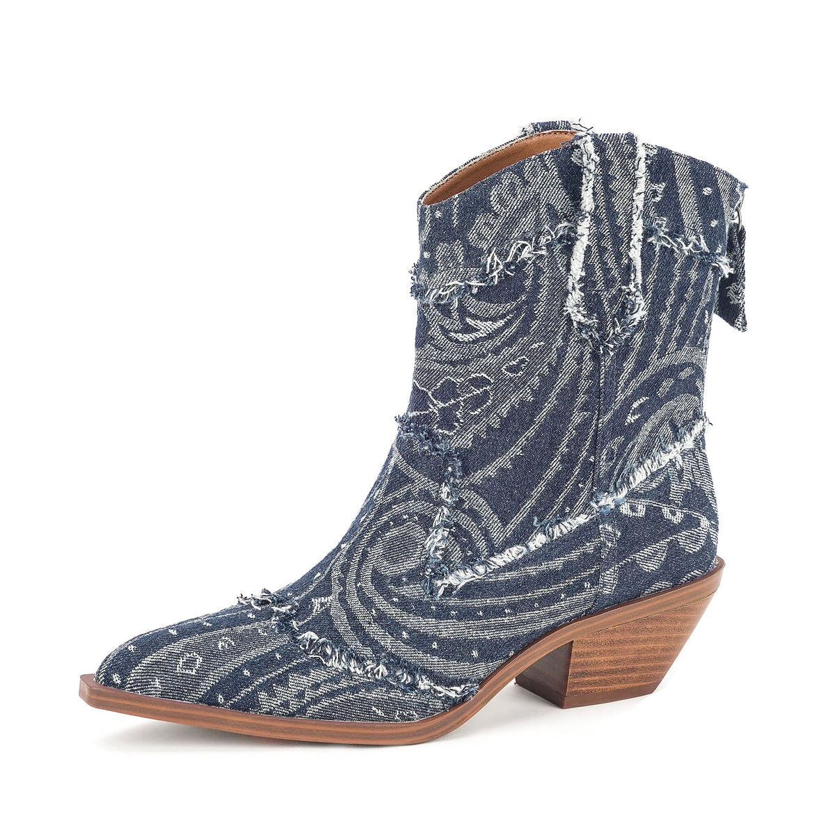 Yellow Box Footwear Lavinia Western Boot - Denim