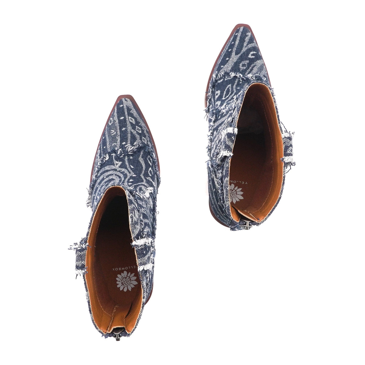 Yellow Box Footwear Lavinia Western Boot - Denim