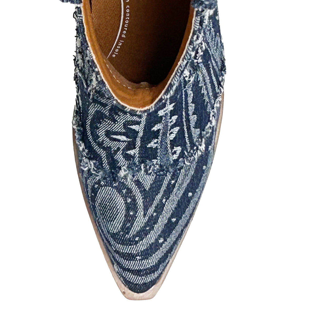 Yellow Box Footwear Lavinia Western Boot - Denim