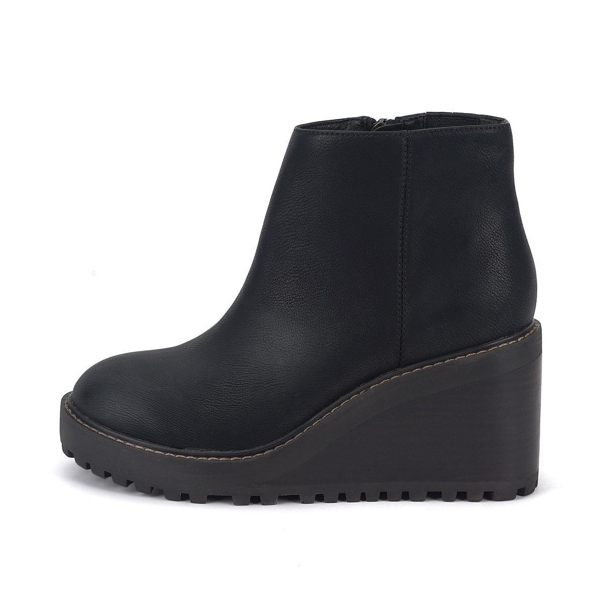 Yellow Box Footwear Alexis Wedge Ankle Boot - Black