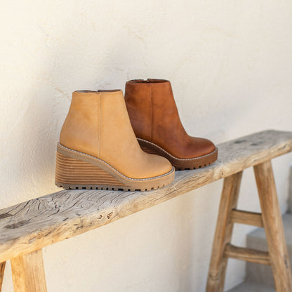 Yellow Box Footwear Alexis Wedge Ankle Boot - Black