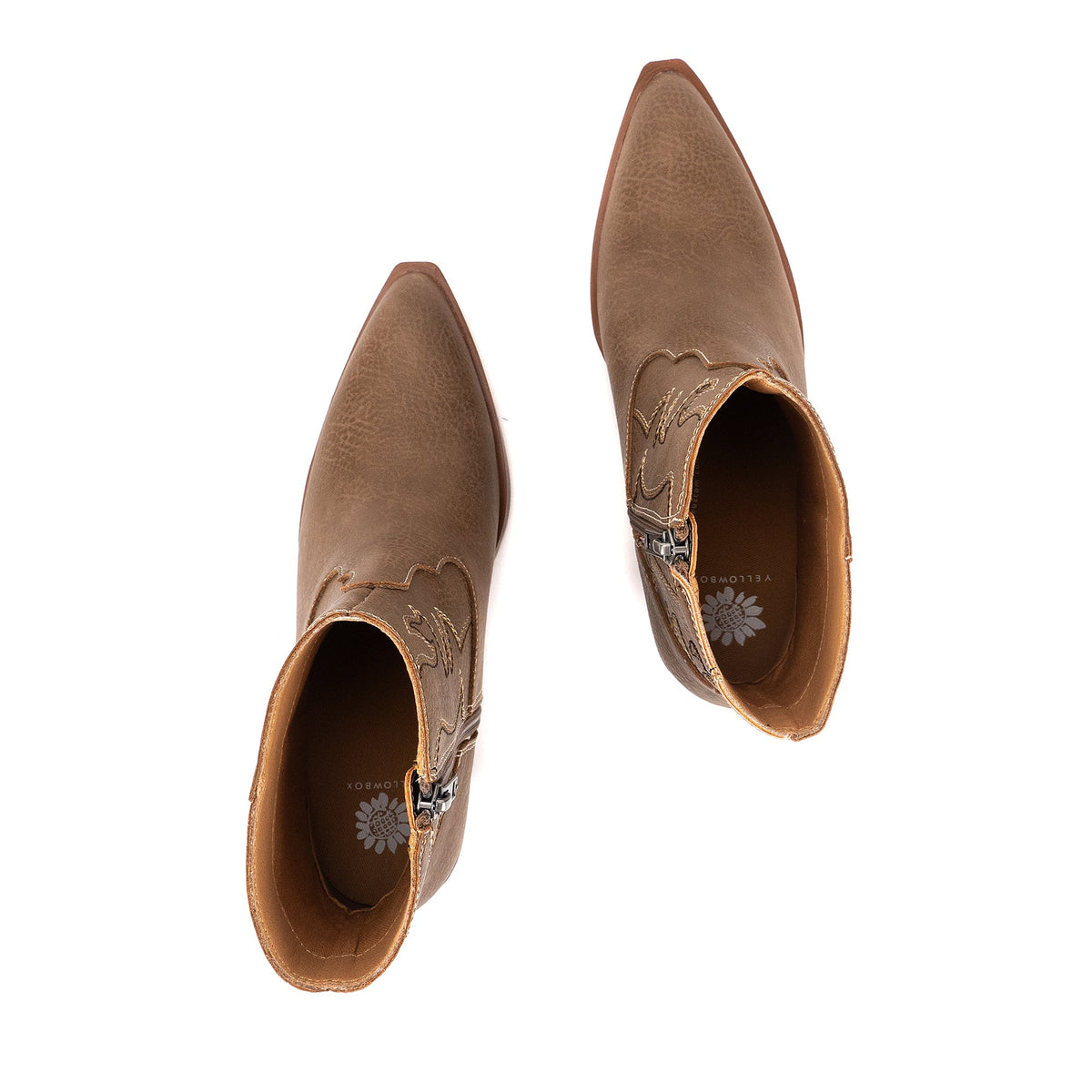 Yellow Box Footwear Clifton Western Boot - Taupe