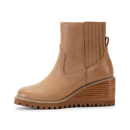 Yellow Box Footwear Immix Wedge Boot - Natural