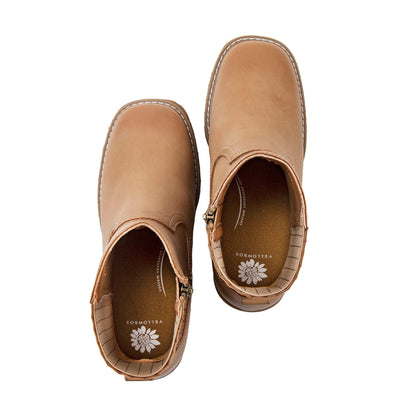 Yellow Box Footwear Immix Wedge Boot - Natural