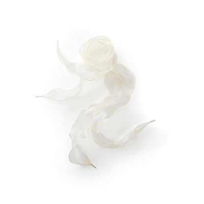 Yellow Box Footwear Organza Ruffled Shoelaces