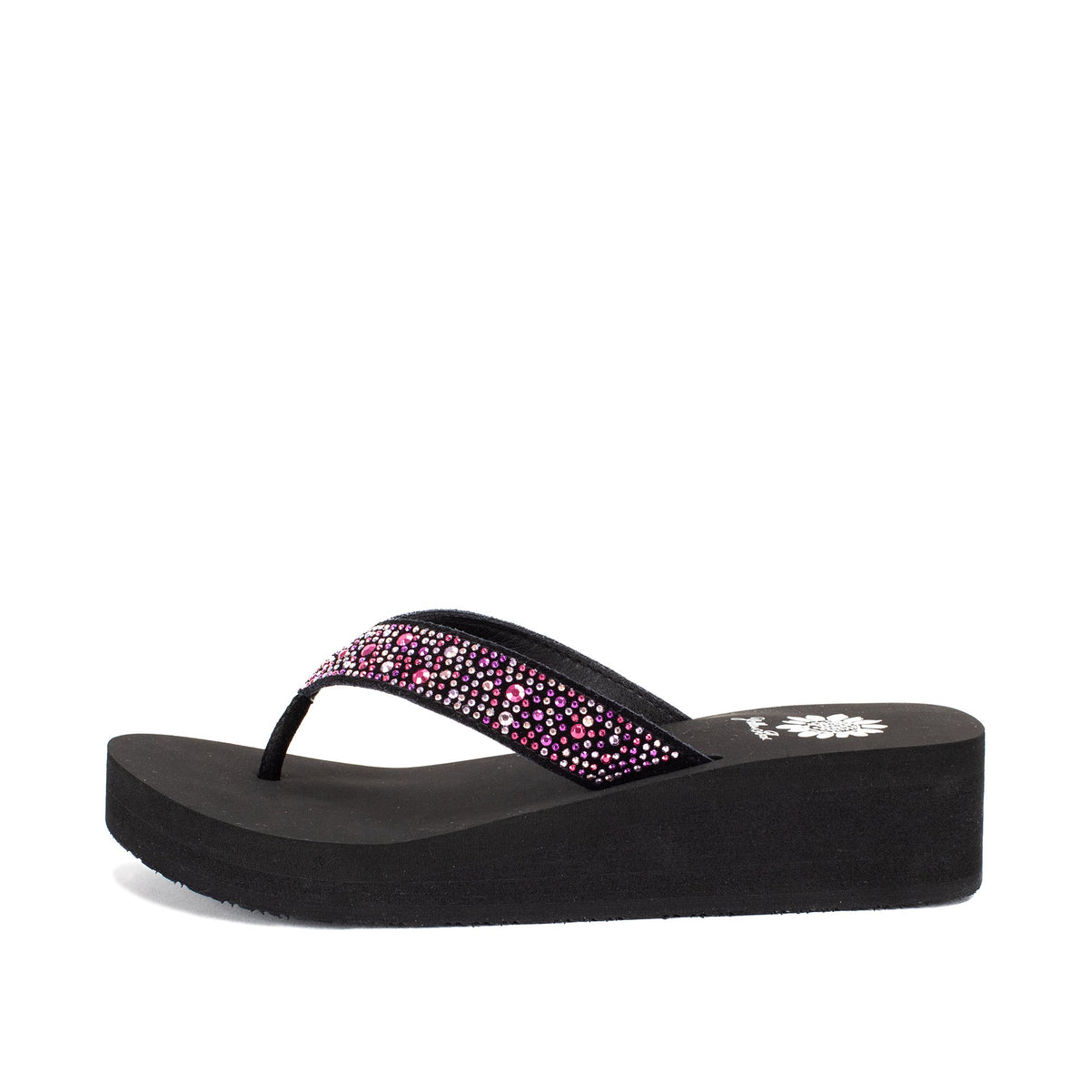 Yellow Box Footwear Africa Wedge Sandal - Purple Multi