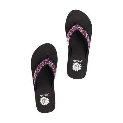 Yellow Box Footwear Africa Wedge Sandal - Purple Multi