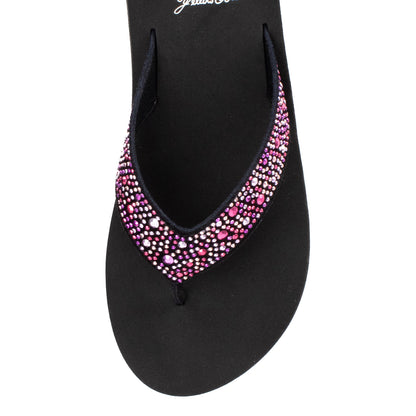 Yellow Box Footwear Africa Wedge Sandal - Purple Multi