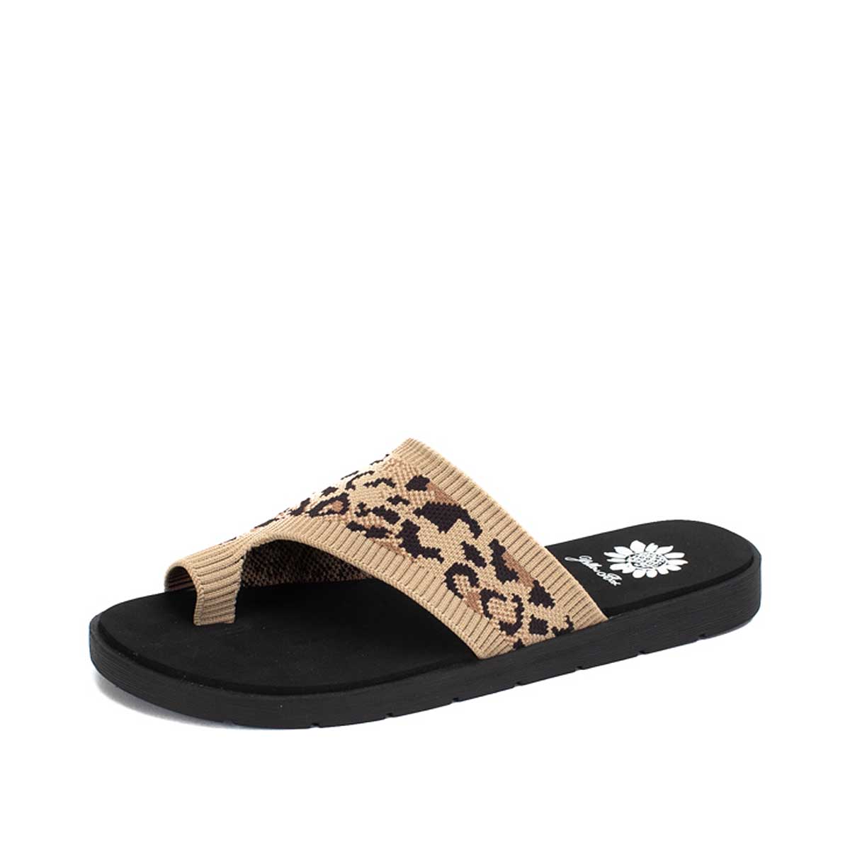 Yellow Box Footwear Feeza Knit Sandal - Leopard