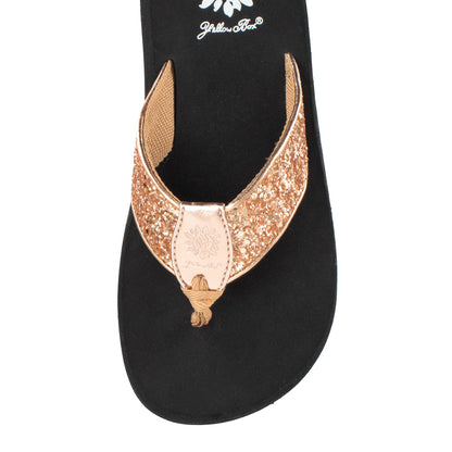 Yellow Box Footwear Feliks Flip Flop - Rose Gold