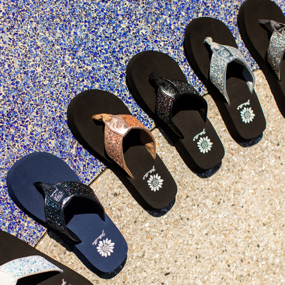 Yellow Box Footwear Feliks Flip Flop - Rose Gold