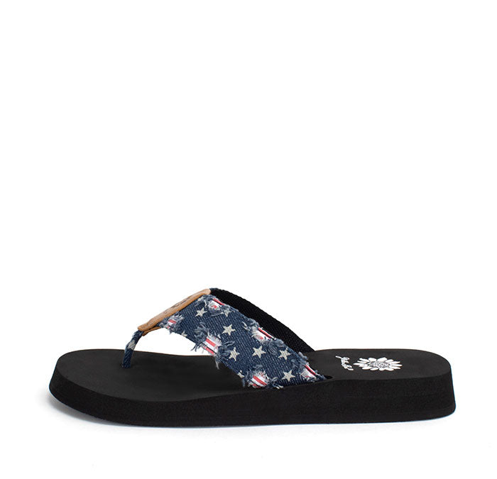 Yellow Box Footwear Firework Flip Flop - Navy